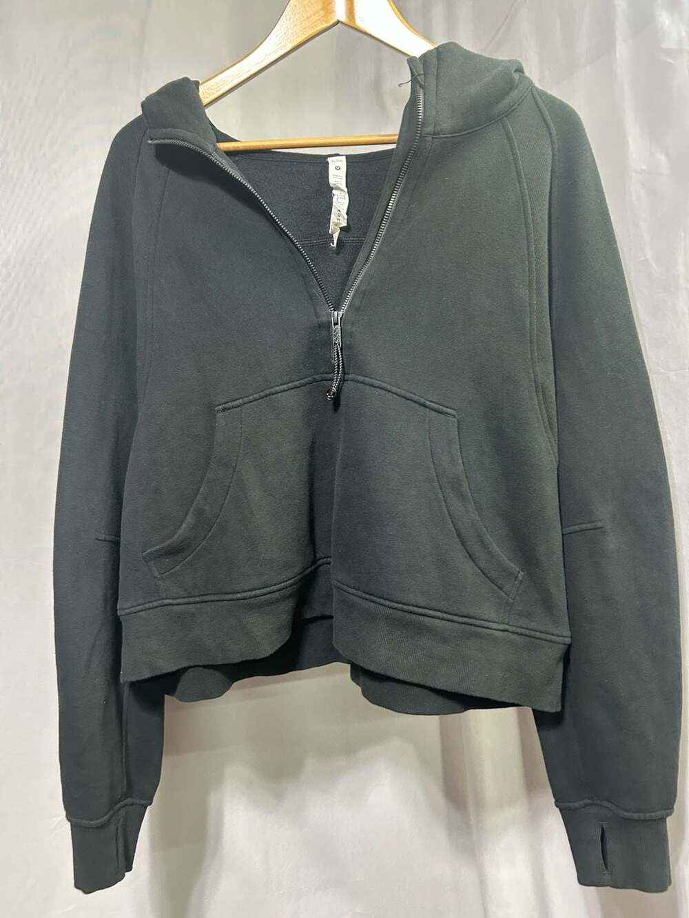 Lululemon Scuba Oversized Half-Zip Hoodie in Black Size XL/XXL